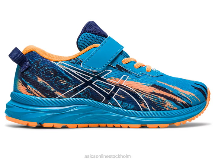 Asics pre noosa tri 13 förskola barn D6D04263 ö blå/vit