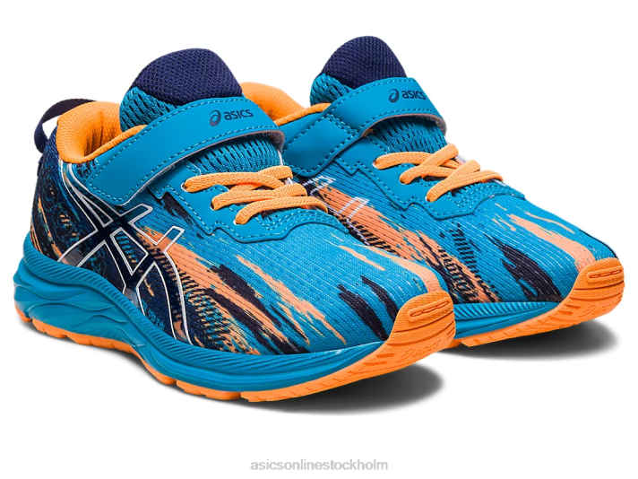 Asics pre noosa tri 13 förskola barn D6D04263 ö blå/vit
