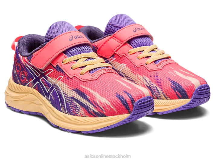 Asics pre noosa tri 13 förskola barn D6D04279 flammande korall/vit