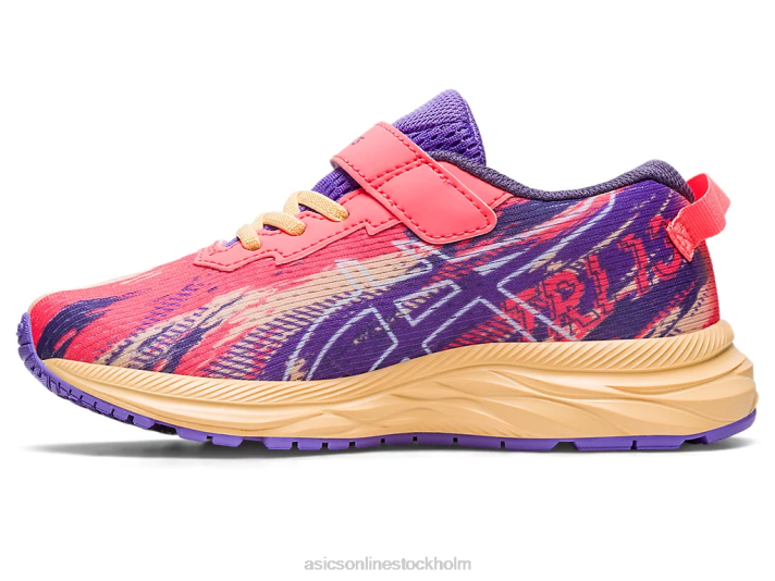 Asics pre noosa tri 13 förskola barn D6D04279 flammande korall/vit