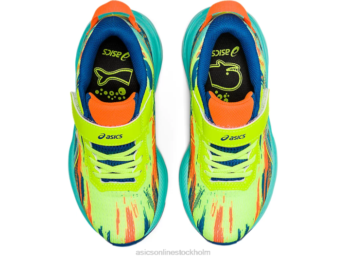 Asics pre noosa tri 13 förskola barn D6D04421 hazard grön