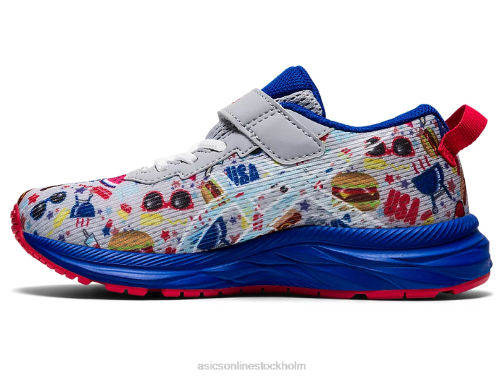 Asics pre noosa tri 13 förskola barn D6D04531 piemonte grå/vit