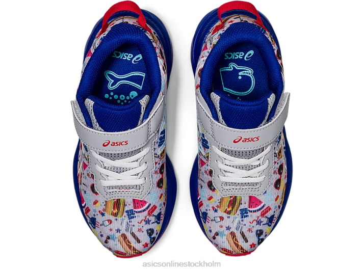 Asics pre noosa tri 13 förskola barn D6D04531 piemonte grå/vit