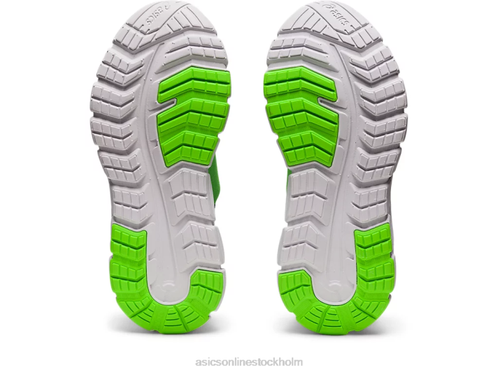 Asics quantum lyte slip-on förskola barn D6D04437 illusion blå/grön gecko