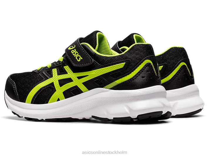Asics ryck 3 förskola barn D6D04529 svart/farlig grön