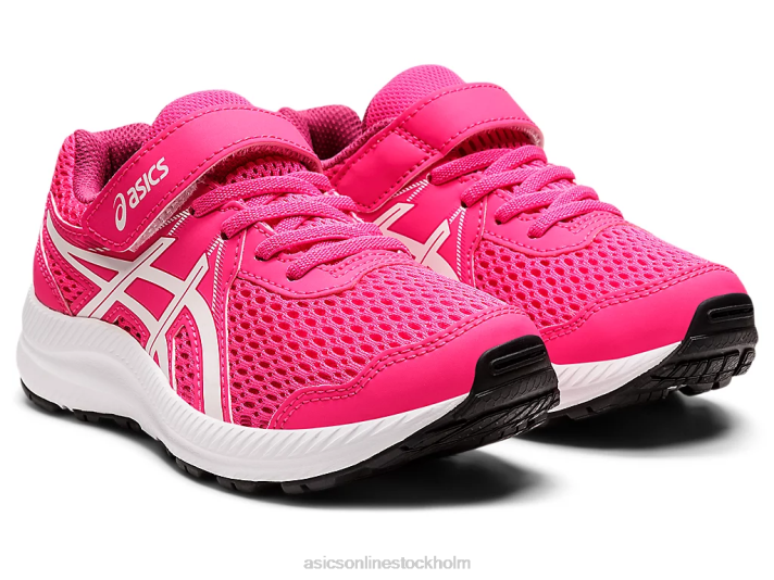 Asics tävla 7 förskola barn D6D04467 rosa glo/vit