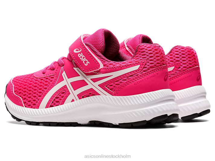 Asics tävla 7 förskola barn D6D04467 rosa glo/vit