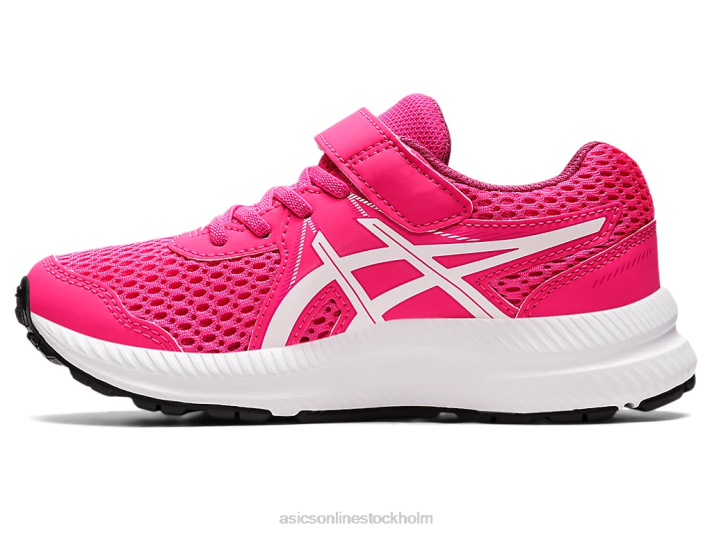 Asics tävla 7 förskola barn D6D04467 rosa glo/vit