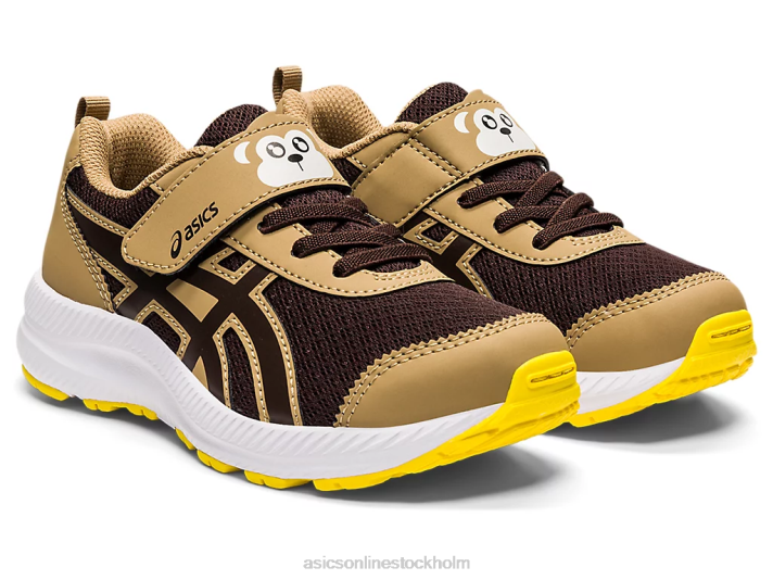 Asics tävla 7 förskola barn D6D04482 kaffe/kaffe