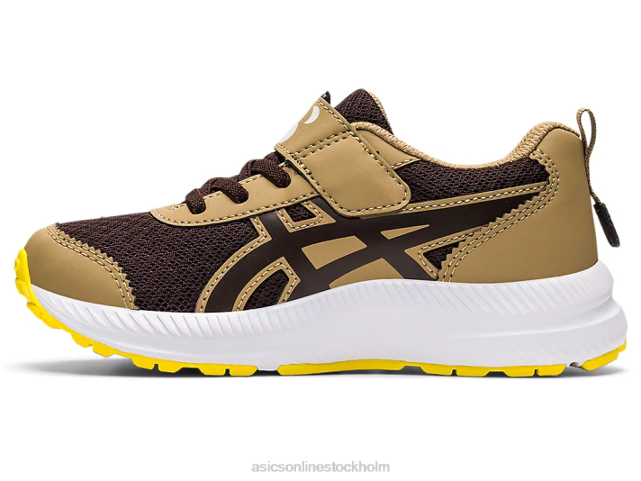 Asics tävla 7 förskola barn D6D04482 kaffe/kaffe