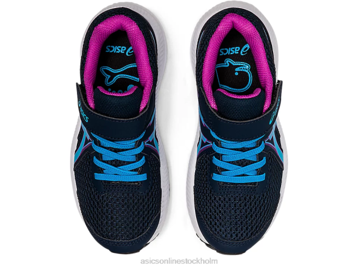 Asics tävla 7 förskola barn D6D04549 fransk blå/digital aqua