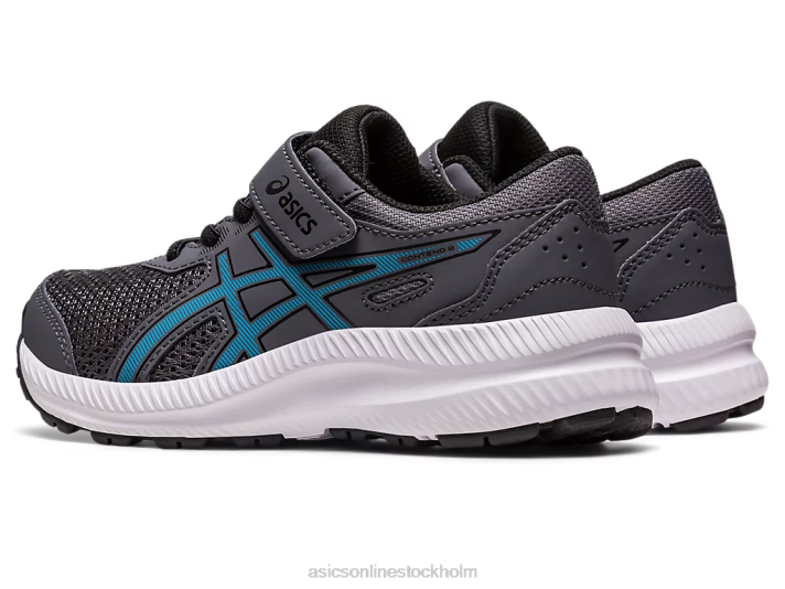 Asics tävla 8 förskola barn D6D04241 bärare grå/öblå