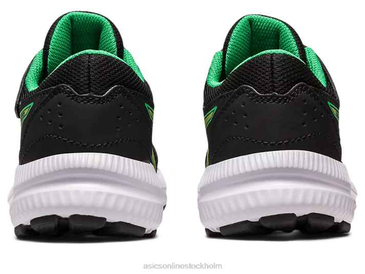 Asics tävla 8 förskola barn D6D04243 svart/limeskal