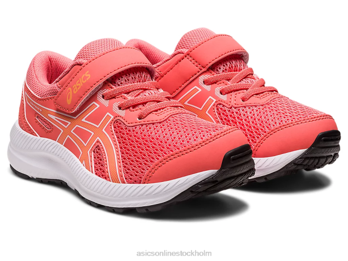 Asics tävla 8 förskola barn D6D04259 papaya/sommardyn