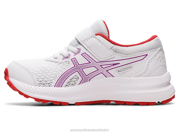 Asics tävla 8 förskola barn D6D04403 vit/orkidé