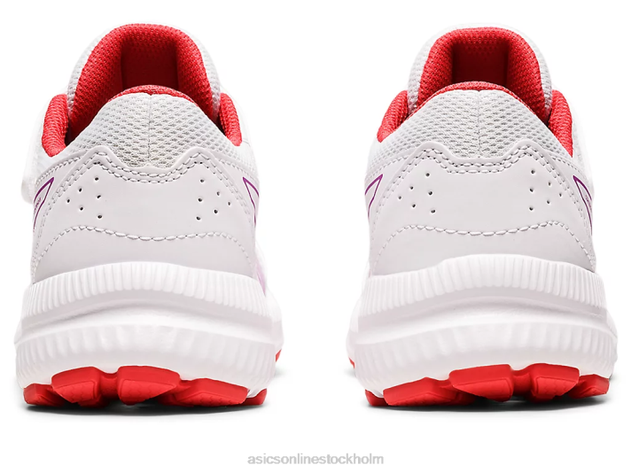 Asics tävla 8 förskola barn D6D04403 vit/orkidé