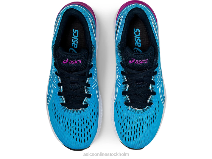 Asics gel-excite 8 årskurs barn D6D04528 digital aqua/vit
