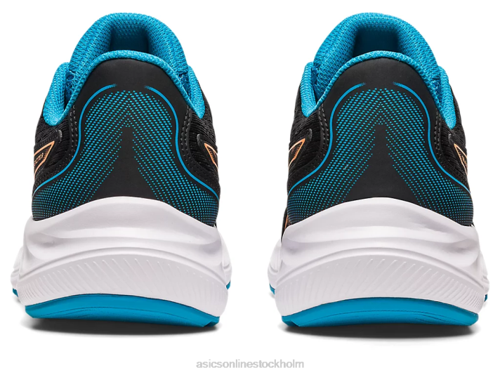 Asics gel-excite 9 årskurs barn D6D04307 svart/sol persika