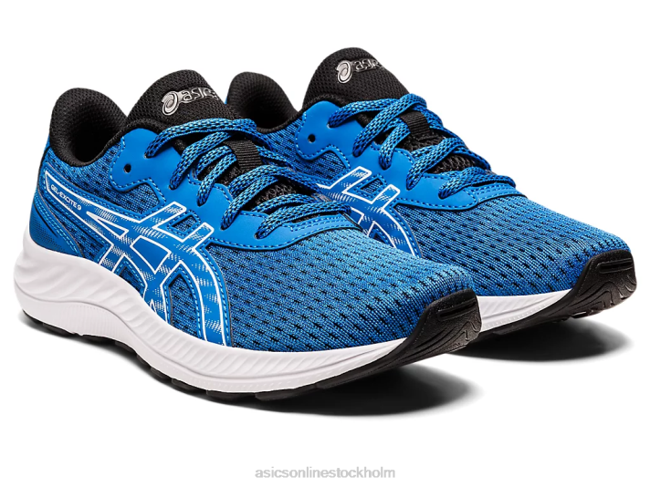 Asics gel-excite 9 årskurs barn D6D04368 elektrisk blå/vit