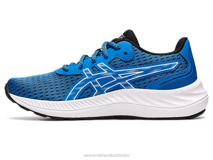 Asics gel-excite 9 årskurs barn D6D04368 elektrisk blå/vit