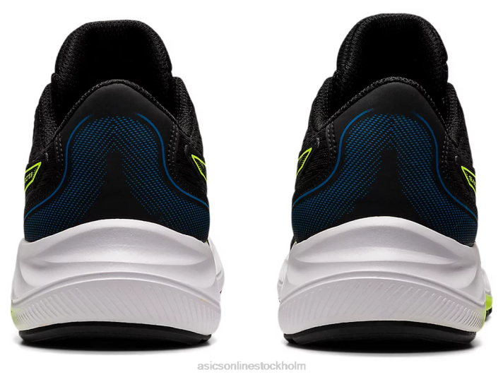 Asics gel-excite 9 årskurs barn D6D04507 svart/farlig grön