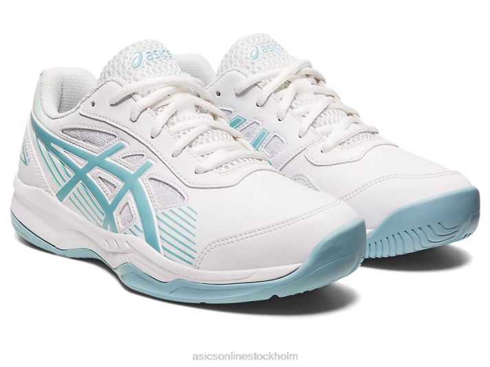 Asics gel-game 8 klass skola barn D6D04408 vit/rökblå