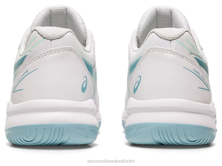 Asics gel-game 8 klass skola barn D6D04408 vit/rökblå