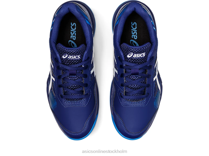 Asics gel-game 8 klass skola barn D6D04435 dyk blå/vit