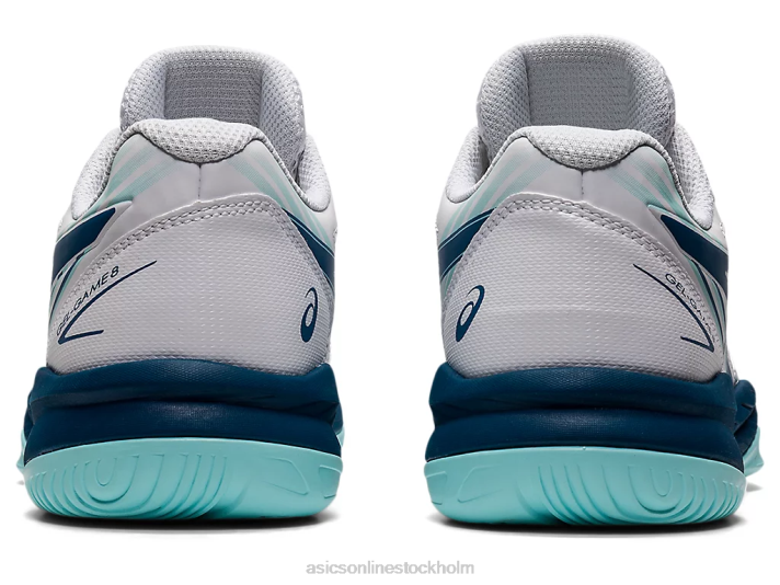 Asics gel-game 8 klass skola barn D6D04492 vit/ljus indigo