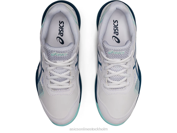 Asics gel-game 8 klass skola barn D6D04492 vit/ljus indigo