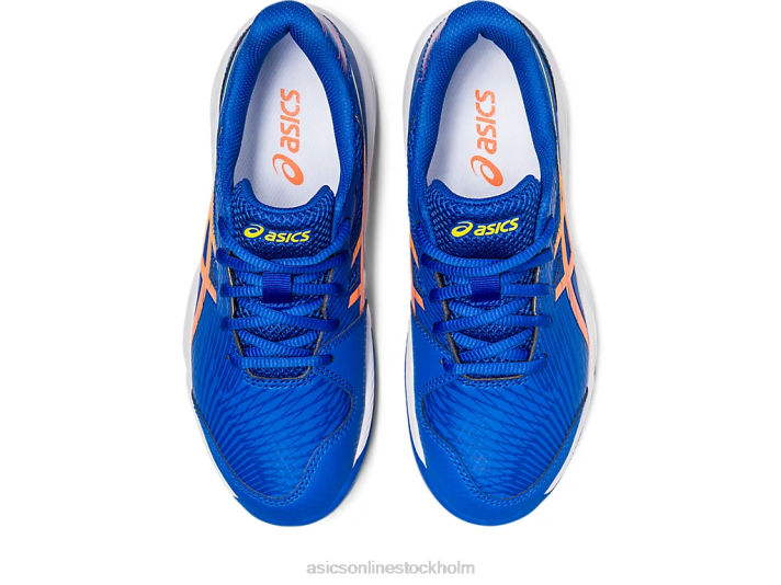 Asics gel-game 9 årskurs barn D6D04227 tonfisk blå/sol persika