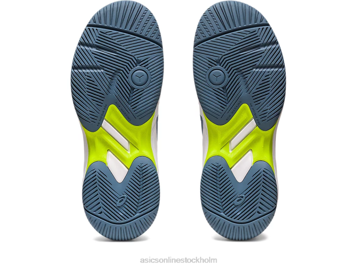 Asics gel-game 9 årskurs barn D6D04267 vit/stålblå