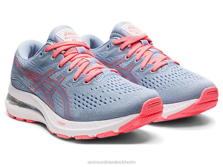Asics gel-kayano 28 klass skola barn D6D04530 dimma/vit