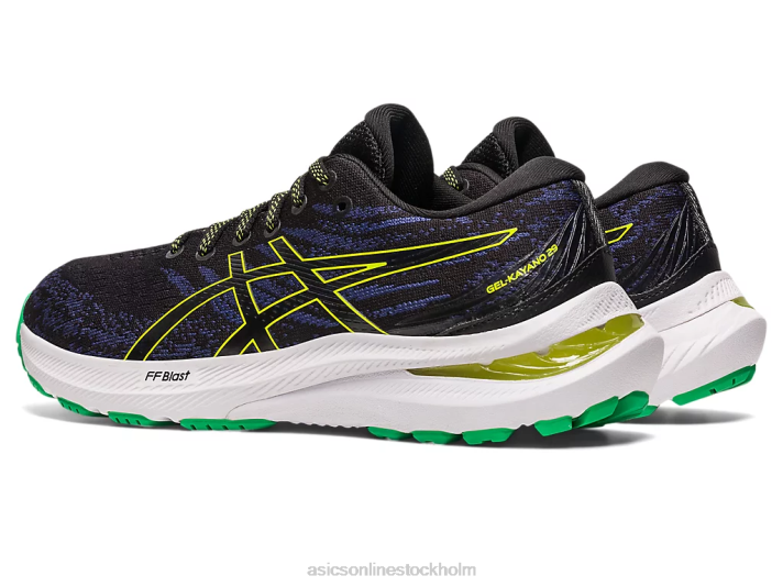 Asics gel-kayano 29 årskurs barn D6D04291 svart/limeskal