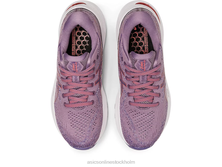 Asics gel-kayano 29 årskurs barn D6D04293 violkvarts/papaya