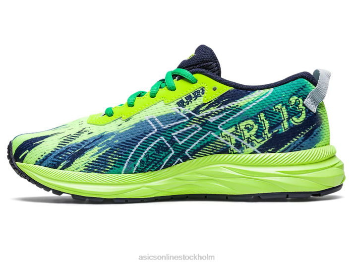 Asics gel-noosa tri 13 årskurs barn D6D04244 fara grön/himmel