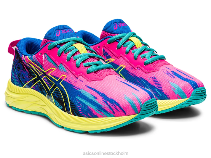 Asics gel-noosa tri 13 årskurs barn D6D04484 rosa glo/sur yuzu