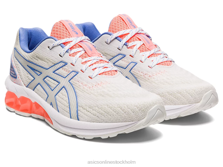 Asics gel-quantum 180 vii grundskola barn D6D04299 vit/solkorall