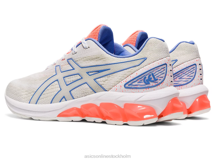 Asics gel-quantum 180 vii grundskola barn D6D04299 vit/solkorall