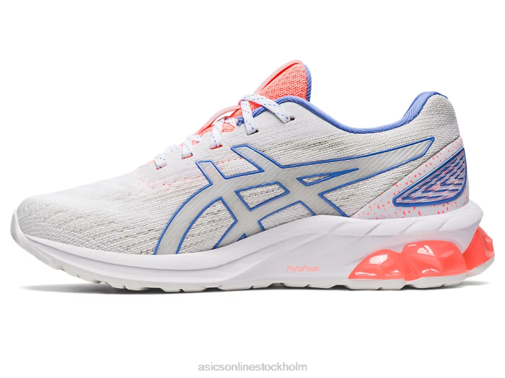 Asics gel-quantum 180 vii grundskola barn D6D04299 vit/solkorall