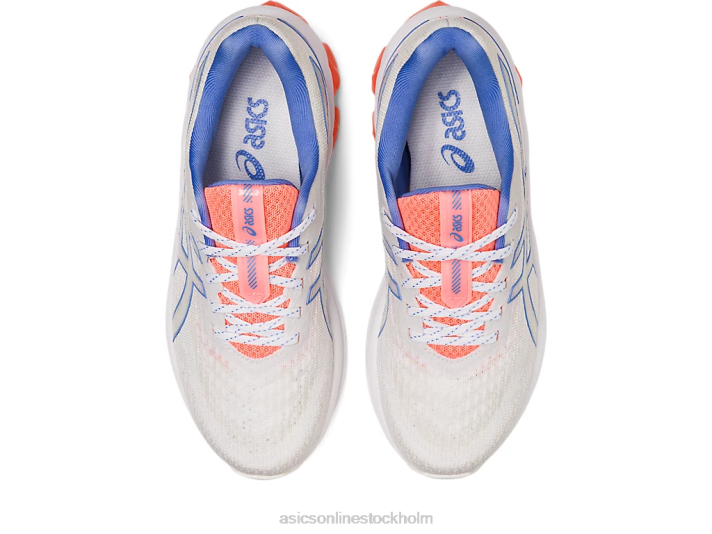 Asics gel-quantum 180 vii grundskola barn D6D04299 vit/solkorall