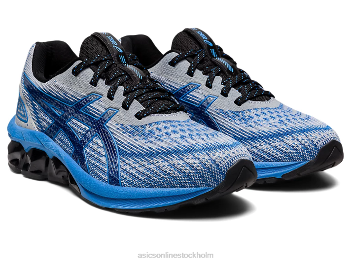 Asics gel-quantum 180 vii grundskola barn D6D04366 blå kust/glaciärgrå
