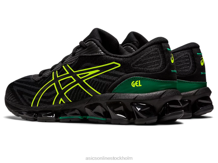 Asics gel-quantum 360 vii grundskola barn D6D04381 svart/säkerhetsgul
