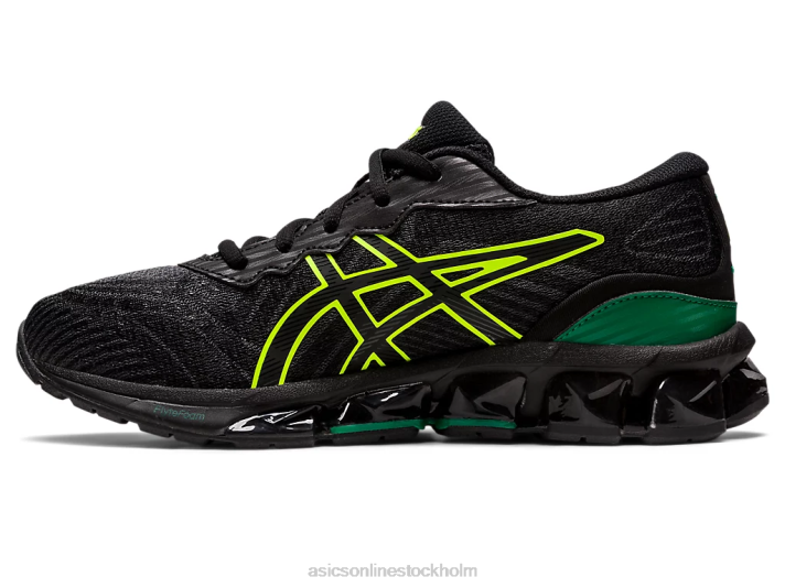 Asics gel-quantum 360 vii grundskola barn D6D04381 svart/säkerhetsgul