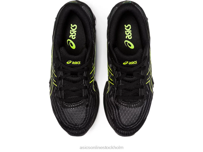 Asics gel-quantum 360 vii grundskola barn D6D04381 svart/säkerhetsgul