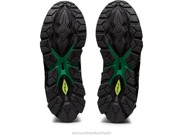 Asics gel-quantum 360 vii grundskola barn D6D04381 svart/säkerhetsgul