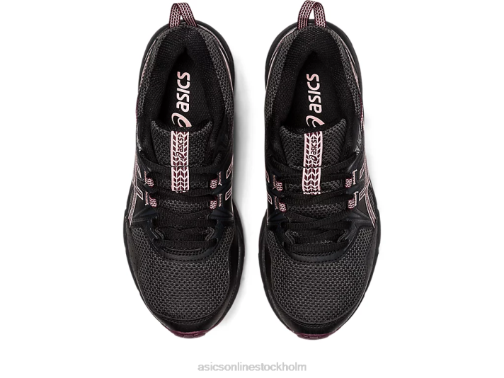 Asics gel-venture 8 klass skola barn D6D04371 svart/djup mars