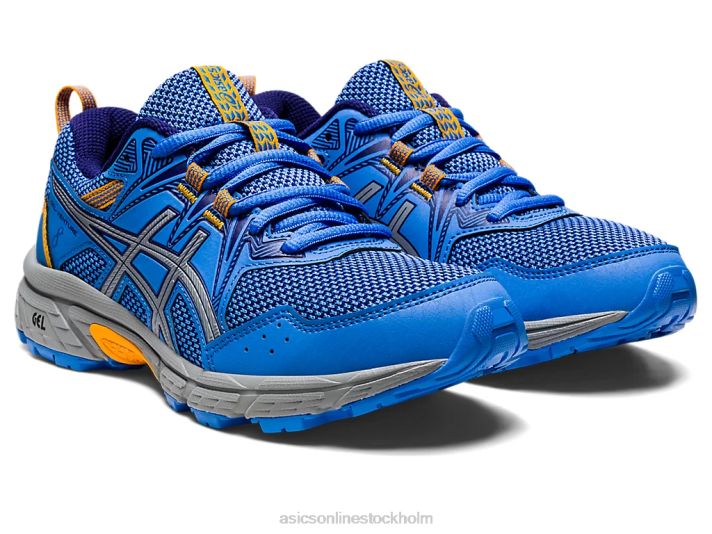 Asics gel-venture 8 klass skola barn D6D04372 blå kust/dyk blå