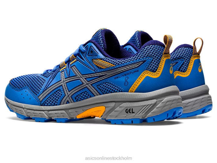 Asics gel-venture 8 klass skola barn D6D04372 blå kust/dyk blå