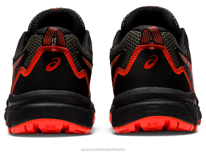 Asics gel-venture 8 klass skola barn D6D04389 svart/körsbärstomat